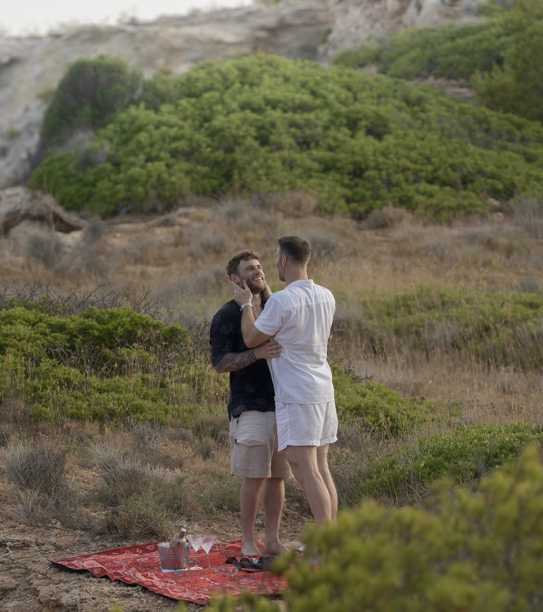 PridePopCulture's tweet photo. Gus Kenworthy is engaged to finance executive Andrew Rigby. https://t.co/5fBWwqMYbE