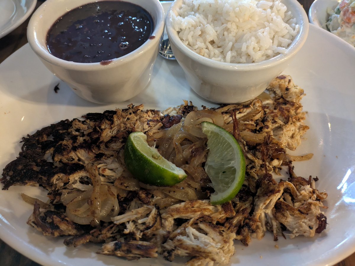mklopez's tweet photo. Trying to fight a very bad attack of depression with Cuban food. Results are mixed so far. #Sergios https://t.co/xRzJKtSUOQ