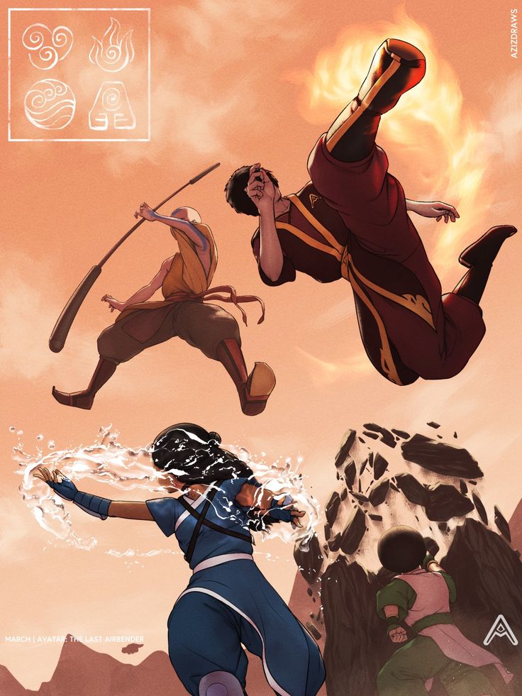 AnimeWorld61642's tweet photo. Team AVATAR 🌪️🔥🌊🪨🗯️❤️ https://t.co/KWB9RA4gbI