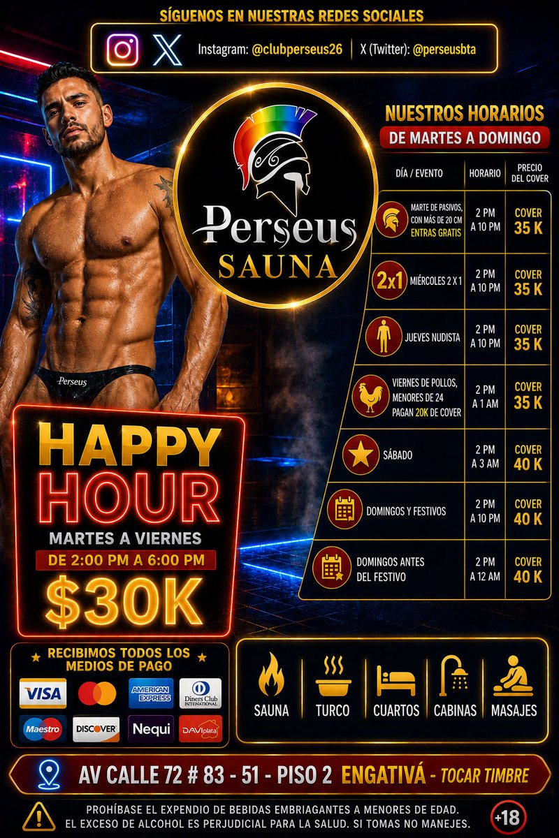 PerseusBta's tweet photo. PERSEUS NO ES UNA SOLA TEMÁTICA… ES TODA UNA EXPERIENCIA.

Cada semana tenemos una nueva excusa para vivir una tarde-noche diferente., temáticas pensadas para que cada visita sea única.

Desliza y descubre algunas de nuestras temáticas.
¿Cuál es tu favorita? https://t.co/e5Mb6MF11i
