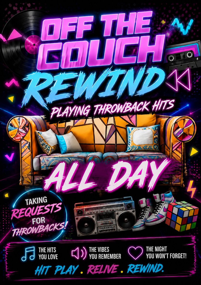 DboiThaProducer's tweet photo. πΆ Now Playing: Da Brat β Funkdafied π₯
We're taking it all the way back! Hit us with your favorite throwback and we'll keep the vibes going. π§
#OffTheCouchRewind #NowPlaying #ThrowbackThursday
https://t.co/nUOH8rF6ms https://t.co/PGlYiit87E