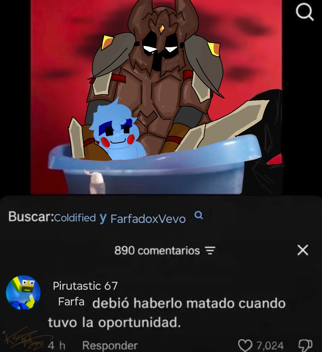 Kur4m4Dmc's tweet photo. Un amigo me dió la idea y lo dibujé :P

#CubiartColdi #Coldified #Coldifanart #Farfadox #Farfadoxfanart #CubiartFarfa #Pirutastic https://t.co/yI78s8Gym6