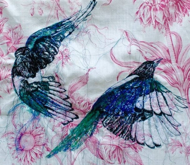 womensart1's tweet photo. Contemporary textile artist Julie French #WomensArt https://t.co/7PNMu6YsAu