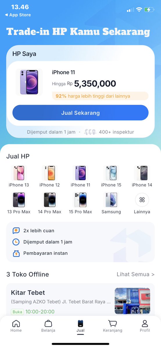 navyrbn's tweet photo. KHUSUS BESOK promo 8.8 bakal ada ada Flash Sale 8 Handphone semuanya cuma 880K LOH.. 👀😱😱
Cuma di aplikasi ini 👇🏼 https://t.co/oNlysR2YXU