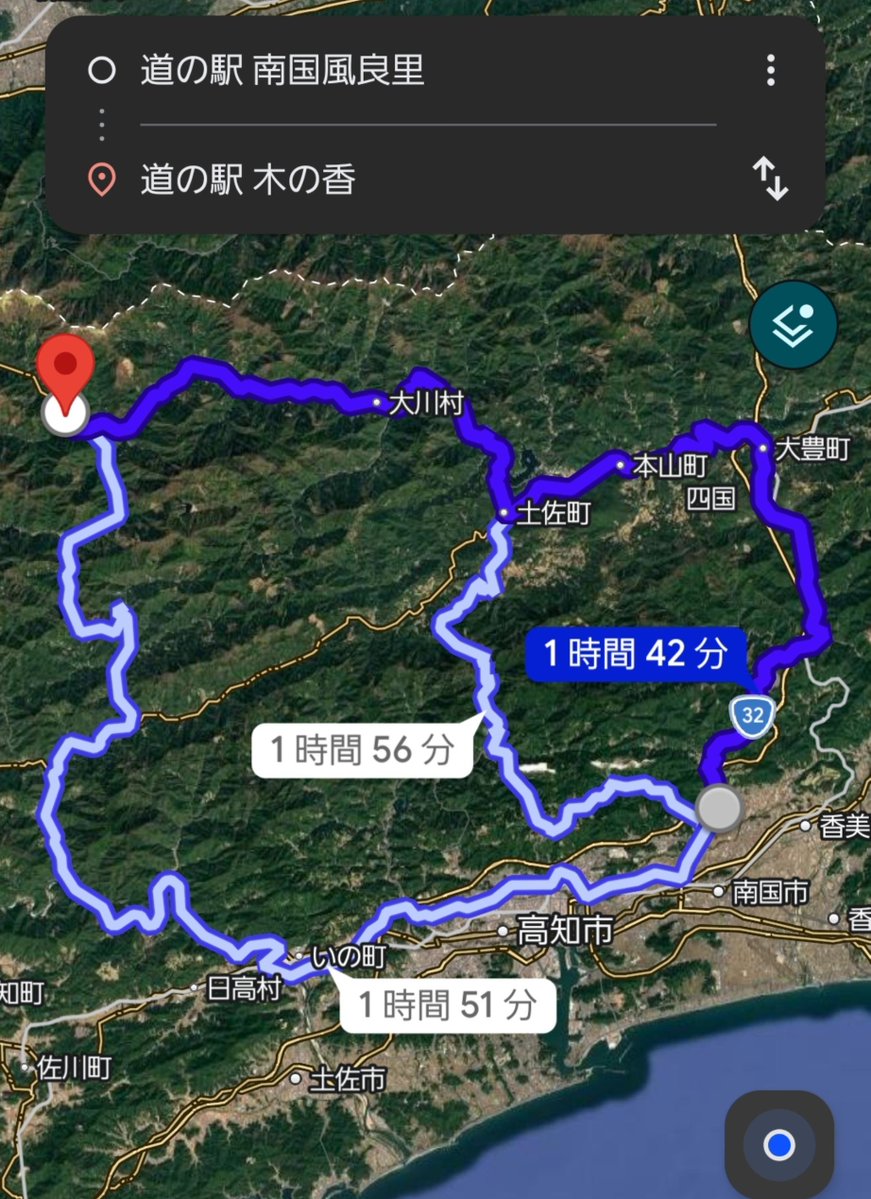 PzkpfwlV's tweet photo. どんなルートで行くか細かく決まってないんですが明々後日ぐらいに南国市から道の駅木の香まで行くんですけども道中寄ってたり見たりした方が良いところってあります https://t.co/9jPwlWIkp6