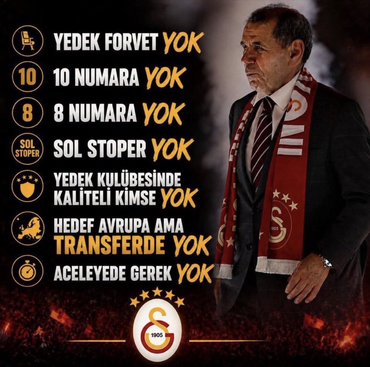 gltknclk27's tweet photo. Biz her sene bu yönetime ve hocaya rağmen nasıl şampiyon olabiliyoruz cidden anlamıyorum şu basiretsiz beceriksiz 5 kuruş etmeyen yönetim bizim en büyük rakibimiz
#dursunözbeki̇stifa https://t.co/LD1z7rPwEO