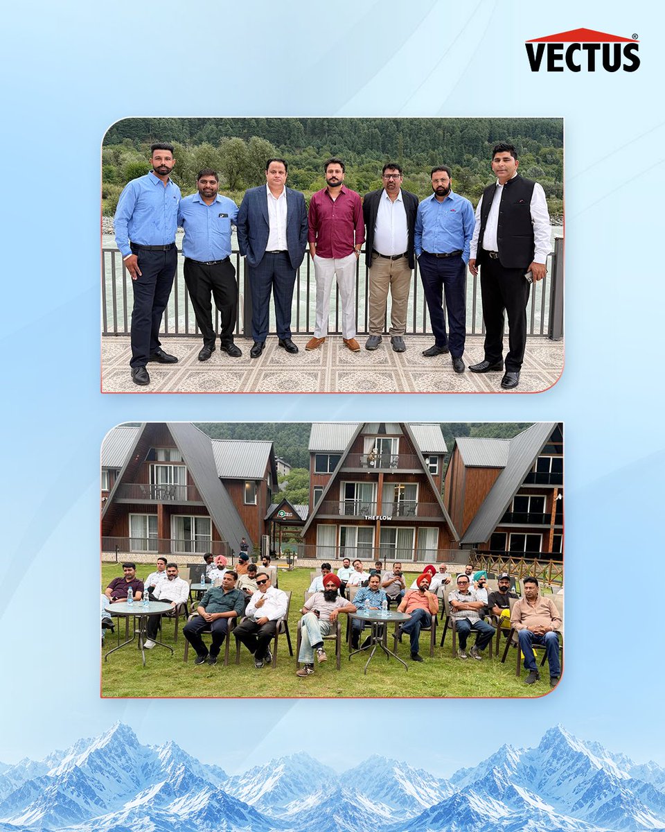 vectus_tanks's tweet photo. Here's a glimpse from the Vectus Pahalgam Vision Meet 2026, an opportunity to pause, reflect and move ahead with a stronger shared vision.
#Vectus #VisionMeet #Pahalgam https://t.co/uW1FEbkL7t