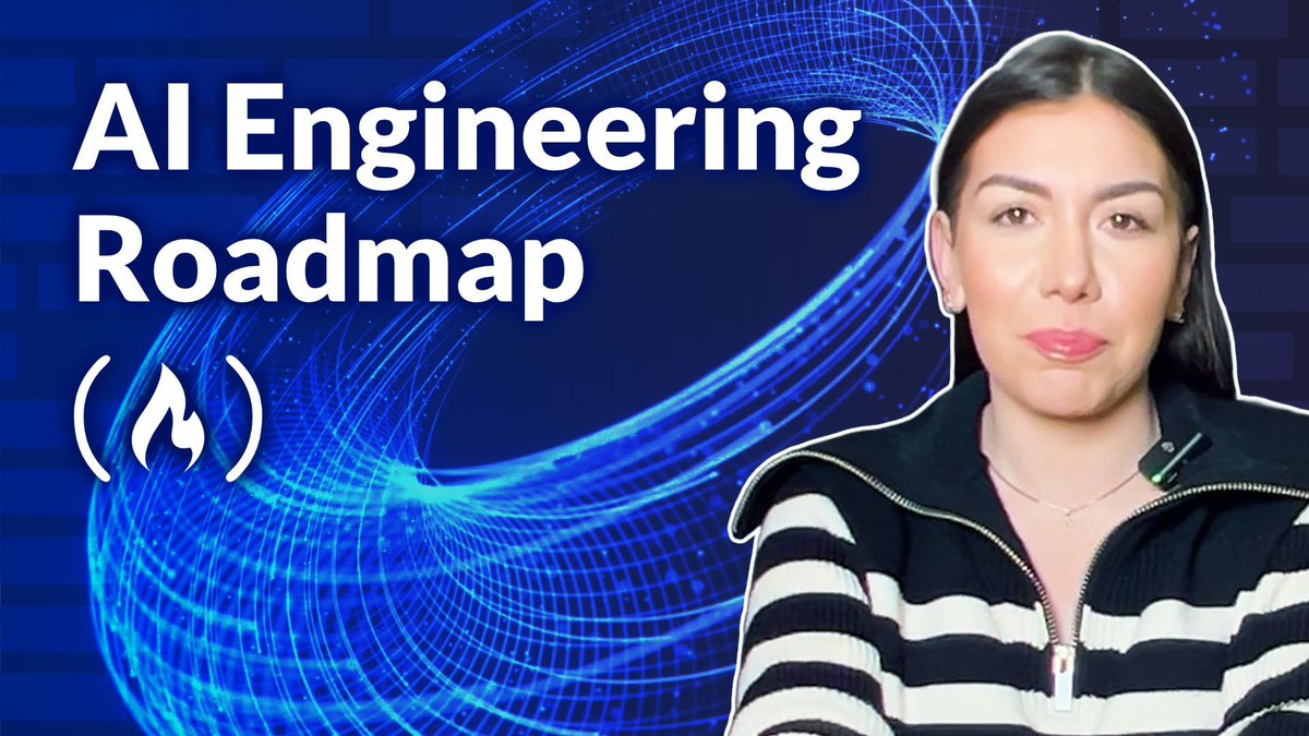 freeCodeCamp's tweet photo. If you want to get into AI Engineering, there are certain skills you'll need.

Things like math, machine learning, deep learning, and hands-on engineering experience, to name a few. 

In this AI Engineering roadmap, @tatevkaren7 covers key statistics, data science, Generative AI, reinforcement learning, RAG, and other concepts you'll need to learn.

https://t.co/hwgfGPbaWO