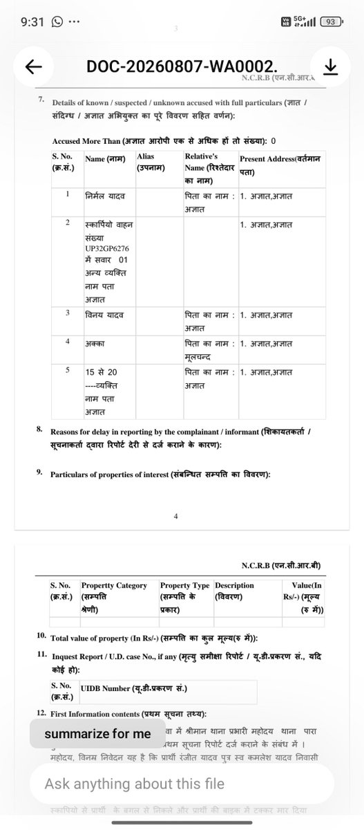 manoj19246's tweet photo. #लखनऊ पारा थाना क्षेत्र कार सवार परिवार पर हुआ था हमला
मामले मैं हुआ मुकदमा दर्ज
@Uppolice 
@dgpup 
@myogiadityanath https://t.co/vB14megpjc