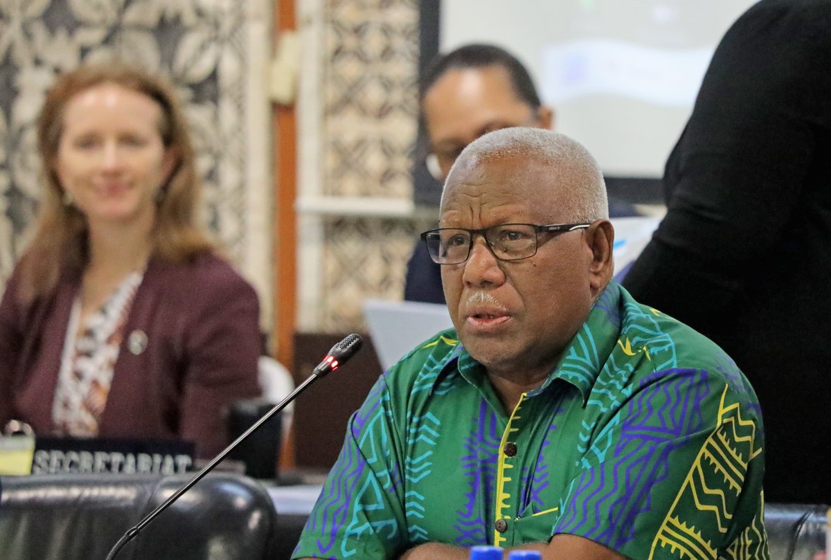 ForumSEC's tweet photo. #FFMM

The Forum Foreign Ministers Meeting is taking place at the Pacific Islands Forum Secretariat in Suva Fiji today.

“As Foreign Ministers, we have a unique responsibility. We sit at the intersection of our domestic priorities and our collective regional interests.

We help shape how the Pacific engages the world, manages its partnerships and protects the integrity of our regional institutions.

That responsibility extends beyond today's agenda. It is about ensuring that, in an increasingly contested international environment, the Pacific continues to engage from a position of unity, purpose and strategic confidence.” Hon. Rick Houenipwela, Minister of Foreign Affairs and External Trade, Solomon Islands

Read the FFMM Chair's remarks here: https://t.co/kjSJnLq5Np 

Read the PIF Secretary General's remarks: https://t.co/JbVUBWpE9W  

#OneBluePacific #Regionalism #FFMM #iumitugeda