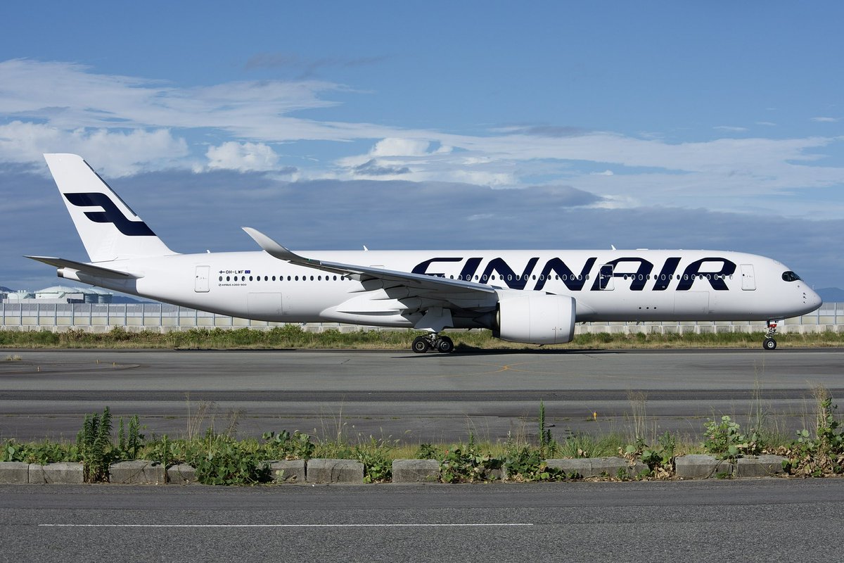 tkm6308's tweet photo. 今回含めて4回チャンス(STDから約10分で転がる)ありましたが、空が澄んでたのは今日が初になります。

OH-LWF
7 Aug 2026 KIX/RJBB
AY70 KIX/HEL 0741 https://t.co/pWNTq1UoHH