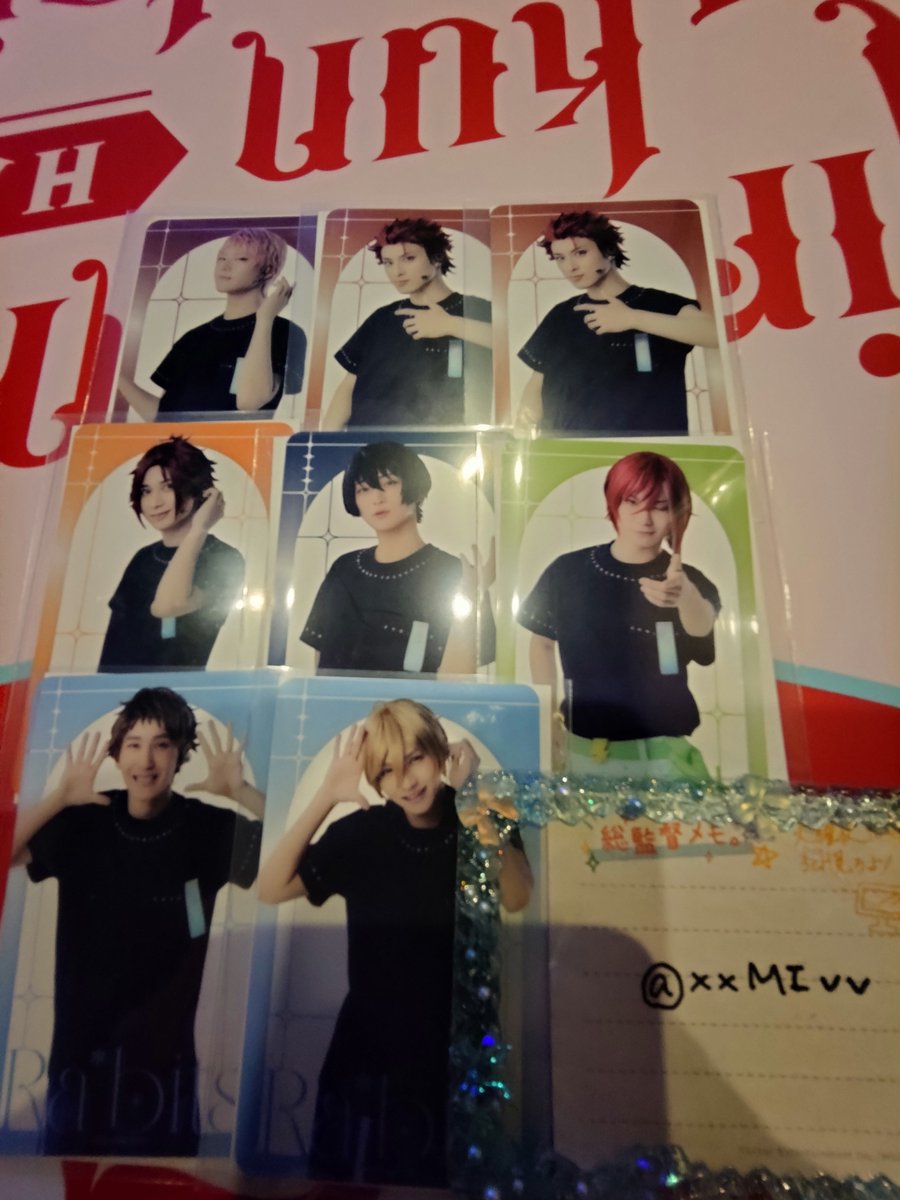 xxMIvv's tweet photo. 【交換】あんステ ライブ 10th ランダムクリアカード クリカ

譲→宗 紅郎 真緒 凛月 夏目 光 友也
求→晃牙 薫>ひなた ゆうた

本日8/7、明日8/8横浜にてお手渡し希望
検索からでもお気軽にお声がけください
よろしくお願いいたします https://t.co/1GpJGesOZc
