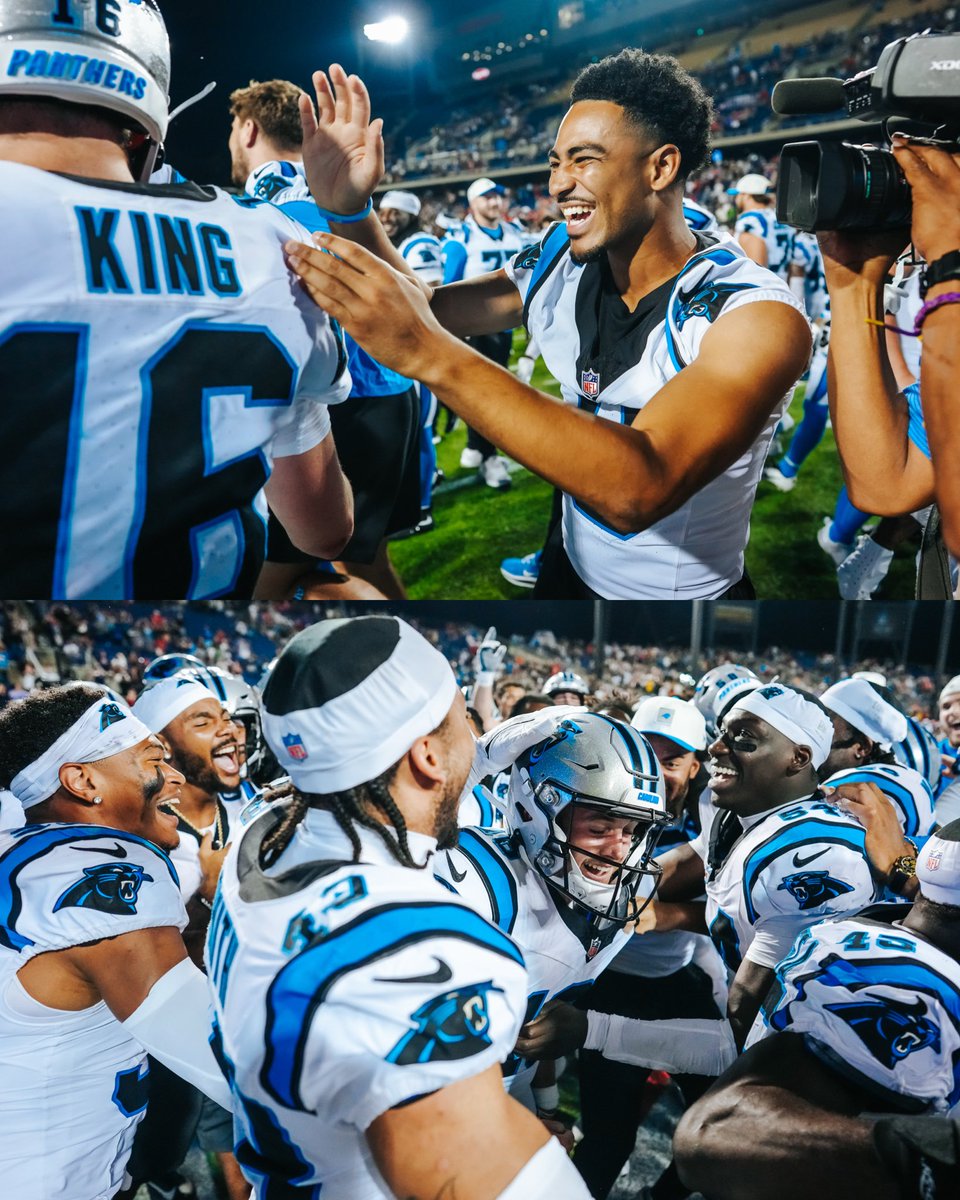 Panthers's tweet photo. Hall of Fame Game 🤝 Haynes King https://t.co/JbVasHD0S2
