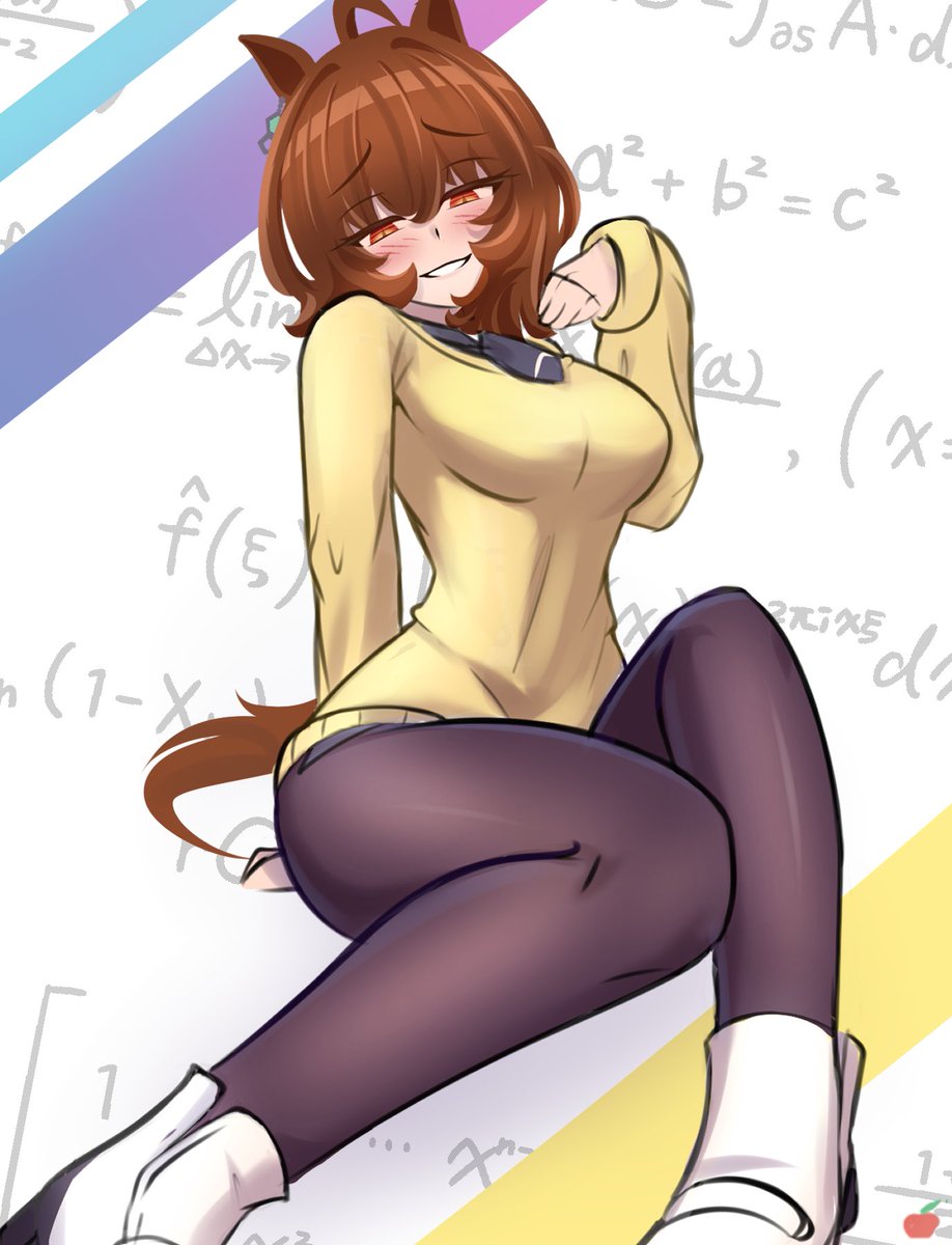 Kanarushino's tweet photo. Tachyon! 🧪#umamusume https://t.co/rYeH04ScHH
