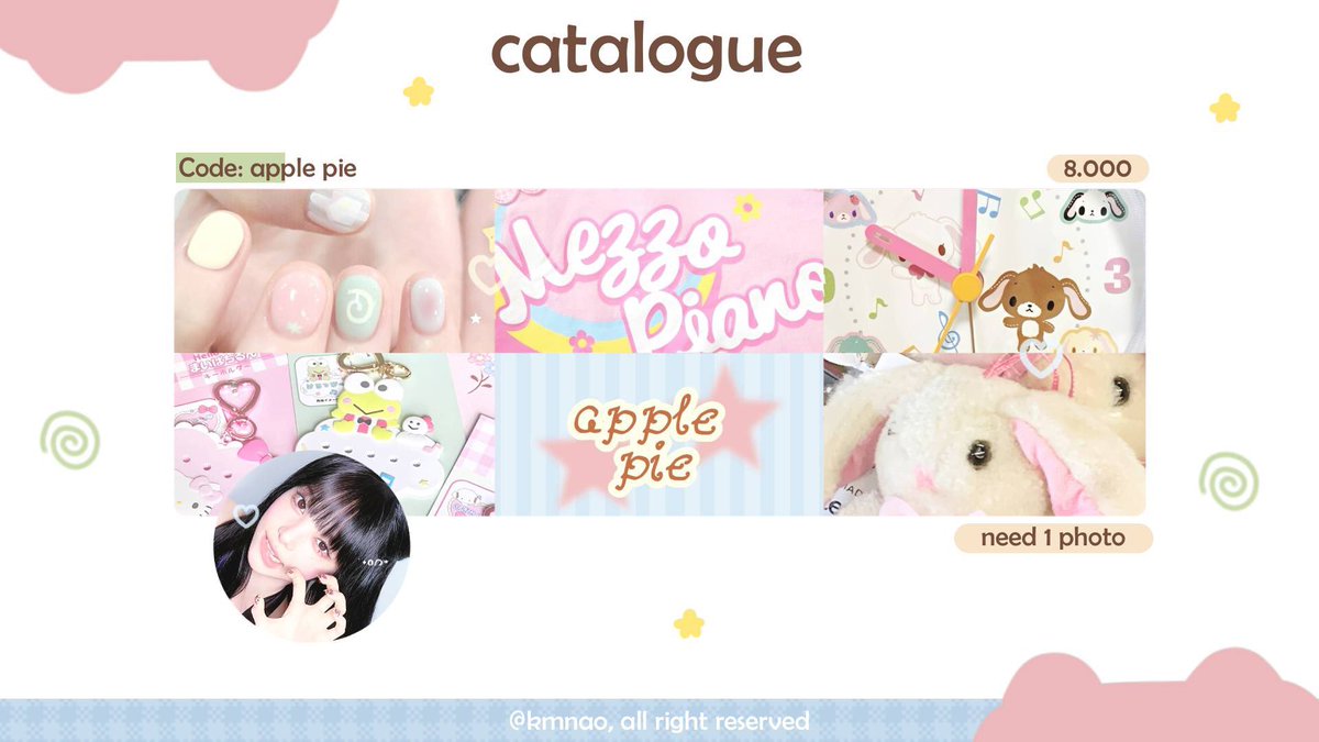 kmnao's tweet photo. any interaction will be appreciated! timakaci

halo mentemen, kenalan sama dua anak baru yang masuk ke katalog layout moodie series — lullaby dan apple pie! layout modelnya avail: ian.

#bealanja https://t.co/M68vRHflDI