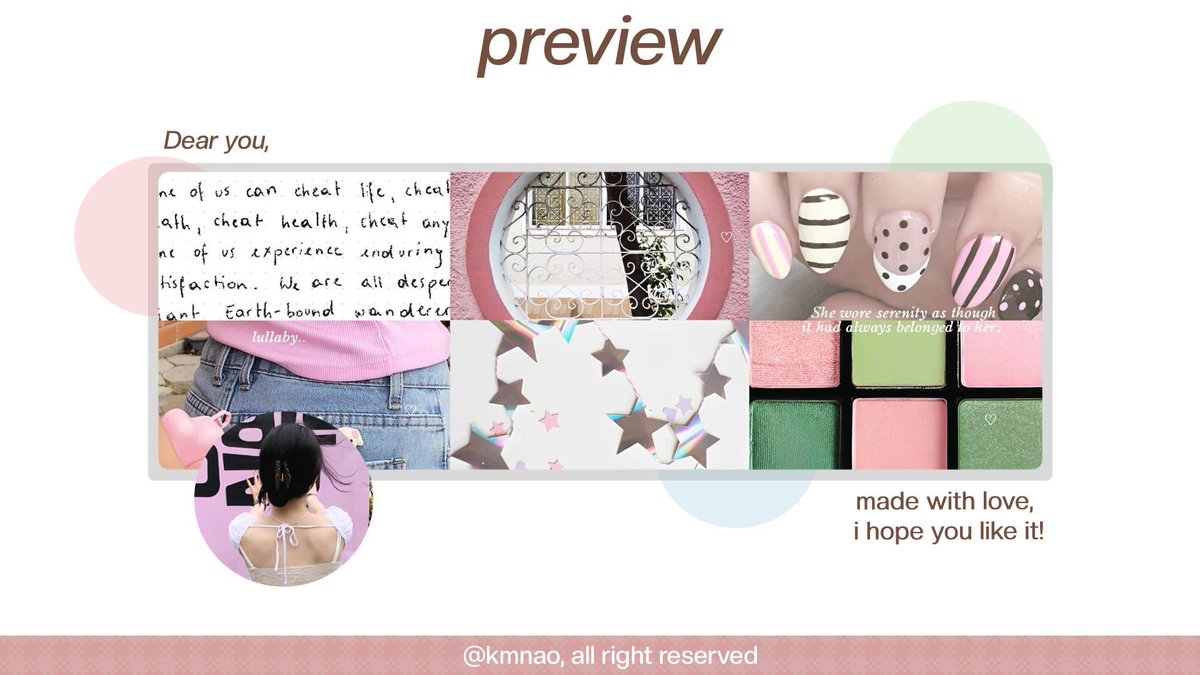 kmnao's tweet photo. any interaction will be appreciated! timakaci

halo mentemen, kenalan sama dua anak baru yang masuk ke katalog layout moodie series — lullaby dan apple pie! layout modelnya avail: ian.

#bealanja https://t.co/M68vRHflDI