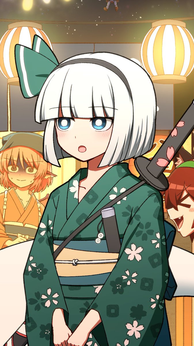 Another_HoshII's tweet photo. 私流・妖夢ちゃんの浴衣の描き方変化
夏と言えばやっぱ浴衣っすねー
2022→2023→2024→2026 https://t.co/bjVd4yhtol