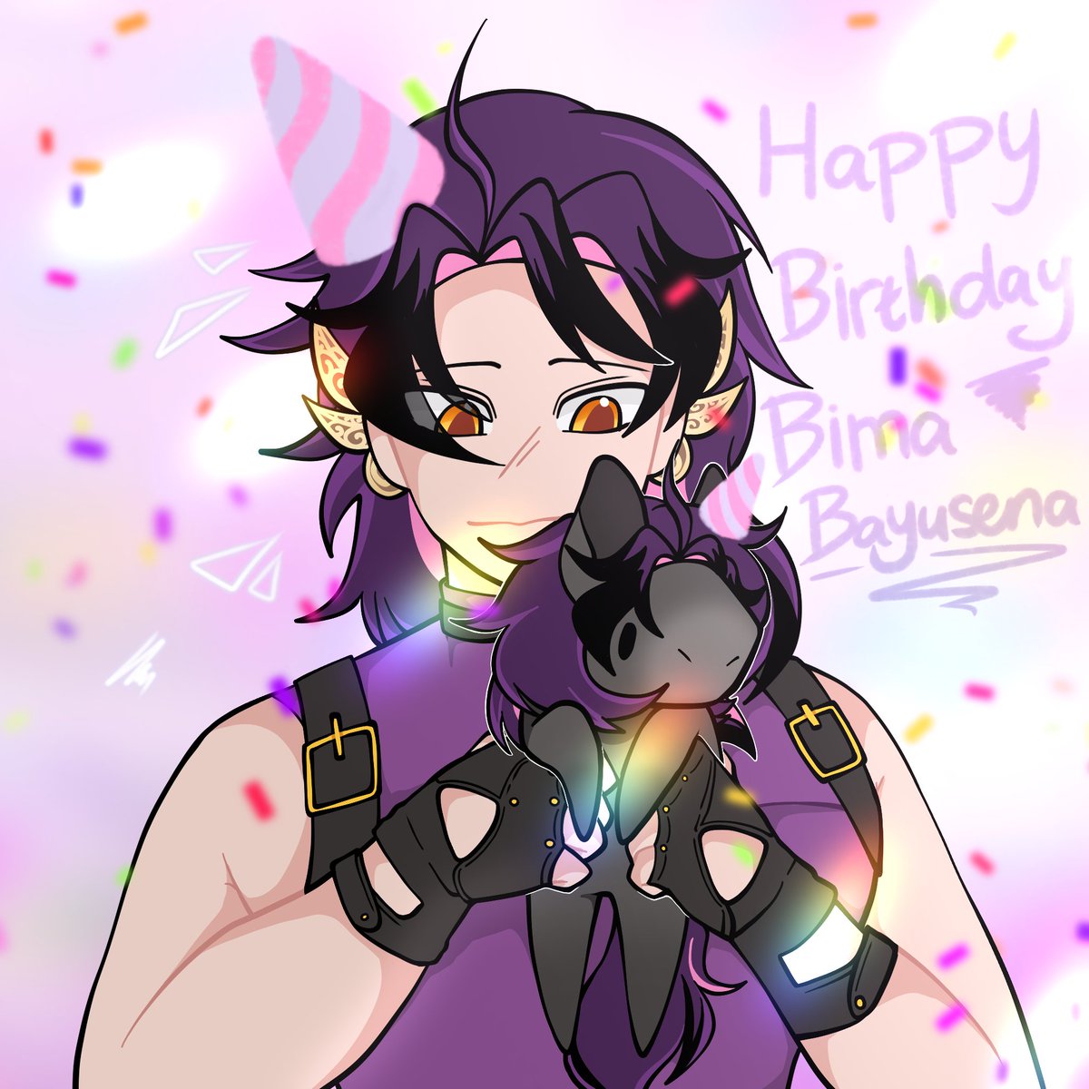 OsianTheDaemon's tweet photo. It's time for #HappyBimday 

Habede mbim,wish you all the best, makin sehat dan makin doyan sayur. Hehe
#Bimajinasi https://t.co/9YIsrk1YUn