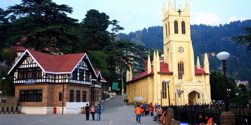 Anupbhatia7's tweet photo. #simla 
Born and brought up in Simla old memories refuse to die. Most important landmark ChristChutch THE RIDGE SIMLA https://t.co/lA88re9gT9