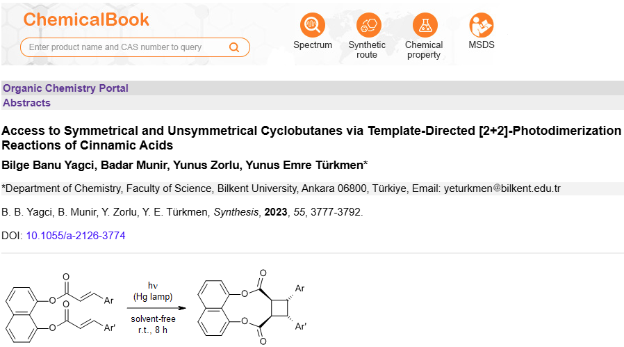 organic_portal's tweet photo. https://t.co/etaWpJz838
The use of 1,8-dihydroxynaphthalene as a covalent template enables highly selective photochemical reactions https://t.co/X9AhqpI7xT