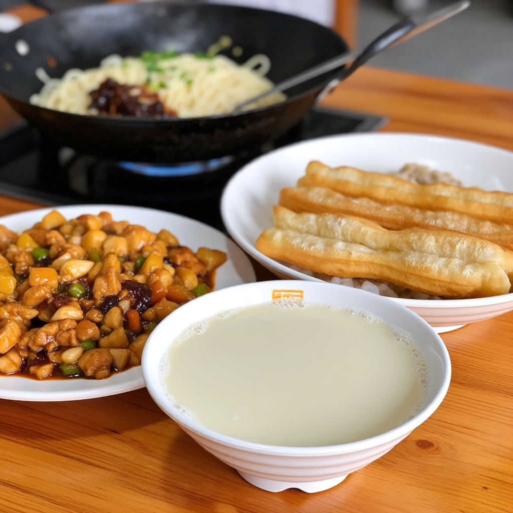 marcred003's tweet photo. Just found the perfect late-night snack: warm salted soy milk paired with a crispy fried dough stick—my go-to comfort combo that hits every time. https://t.co/OaBUn1Z9Xi