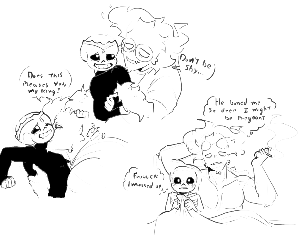 notveryaceofyou's tweet photo. Storyshift #sansby is one of my favourites, trust trust
#undertail //suggestive https://t.co/b4ODW9ykij