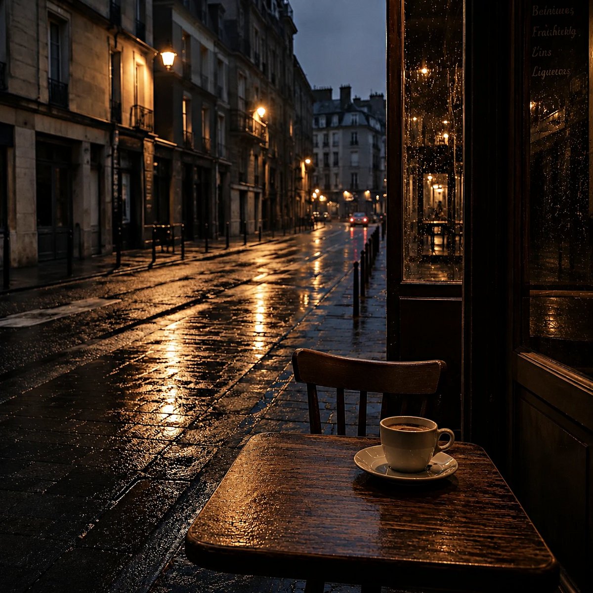Franck_LeGuen's tweet photo. Il existe des endroits où nous avons été heureux, malheureux, amoureux, impatients.

Une rue empruntée des centaines de fois.
La table d'un café où quelqu'un nous attendait.
Une fenêtre derrière laquelle nous avons regardé tomber la pluie.
Un chemin dont nous connaissions chaque détour.

Nous leur avons confié des morceaux entiers de notre existence.
Et pourtant, les lieux ne se souviennent probablement de rien.

La rue accueille d'autres pas.
Quelqu'un s'assoit à notre ancienne table.
Une autre main ouvre la fenêtre.
Le chemin continue de mener quelque part.

Longtemps, j'ai trouvé cette idée un peu triste.

Je ne le crois plus.

Il y a quelque chose d'apaisant à savoir que le monde ne devient pas un mausolée après notre passage.

Il continue.

Et peut-être est-ce une forme discrète d'éternité : avoir appartenu un instant à des lieux qui n'avaient pas besoin de nous pour exister, et qui n'auront pas besoin de notre souvenir pour demeurer.

Bonne journée à vous.