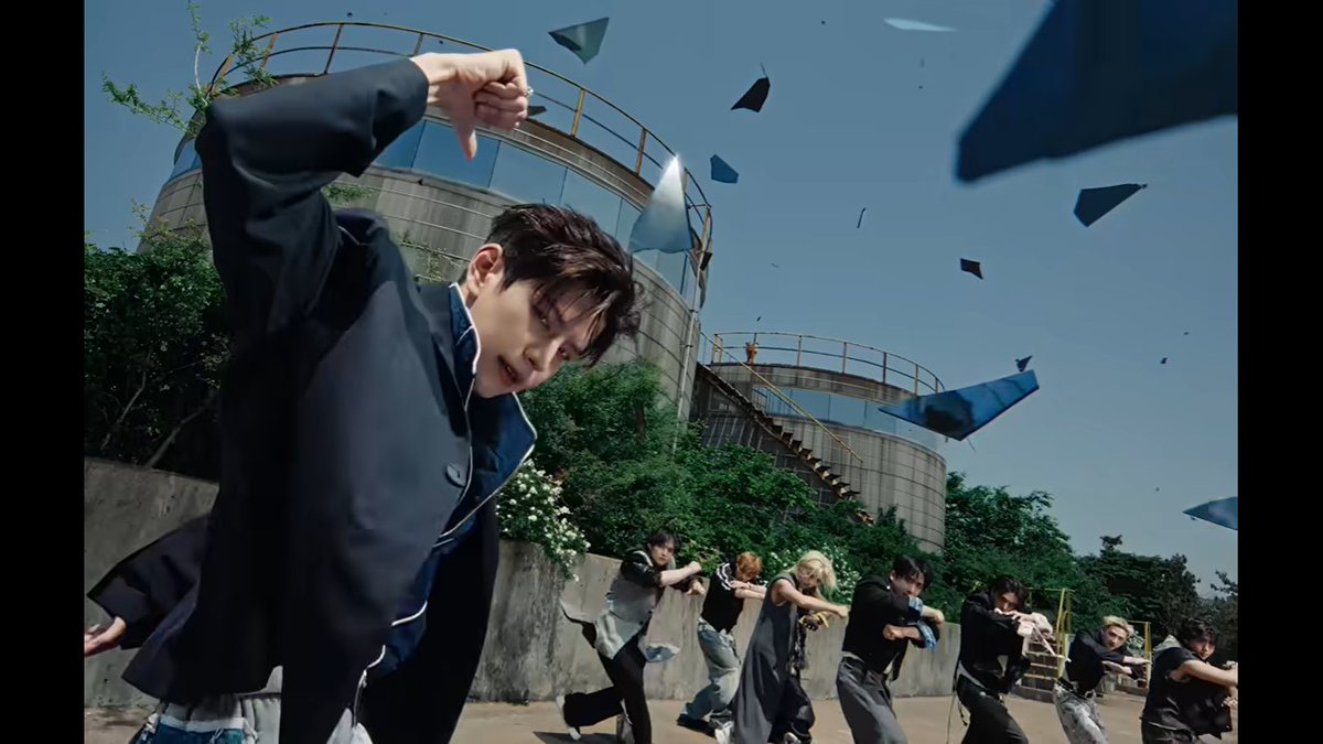 ABSCBNNews's tweet photo. ANOTHER BANGER FROM SKZ ❤️‍🔥🎧

K-pop boy group Stray Kids dropped the music video for their cool beat title track "This &amp; That," which is part of their latest mini-album of the same name. #THIS_AND_THAT #StrayKidsComeback 

(Screenshots from Stray Kids/YouTube) https://t.co/IBXsI9nr0v
