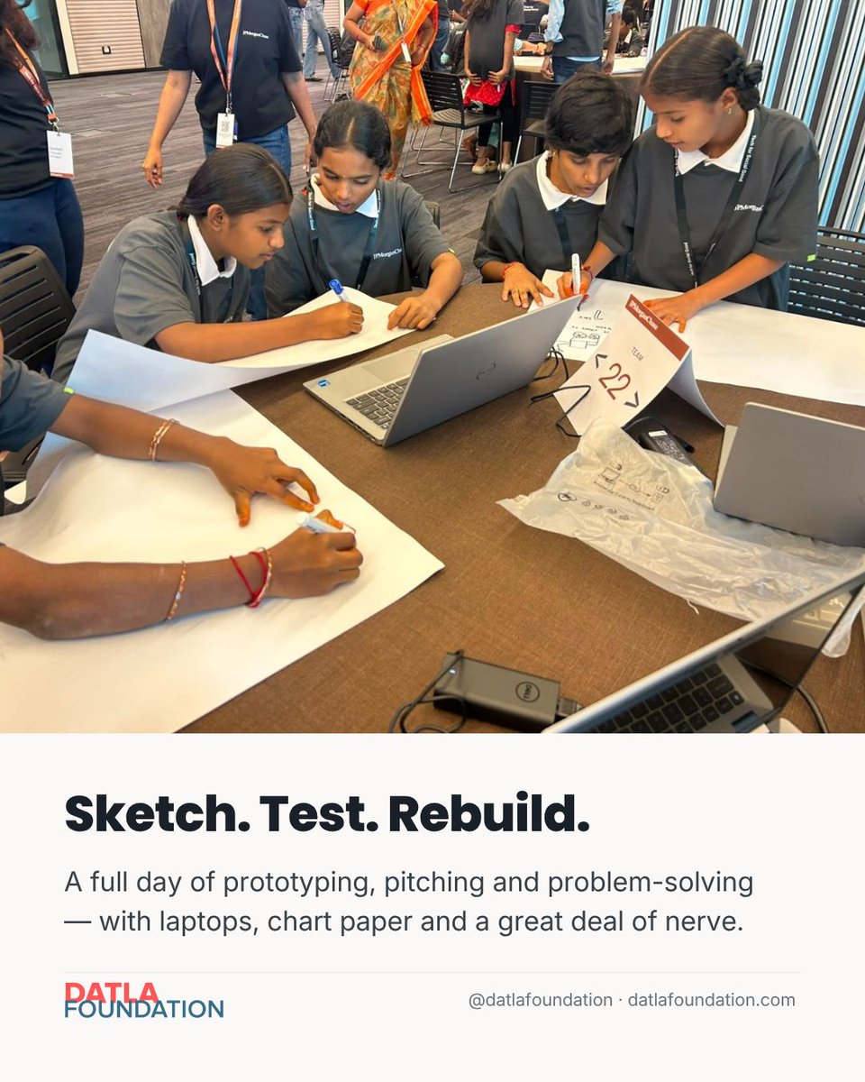 DatlaFoundation's tweet photo. From ideas to impact.

Congratulations to ZPHS Kowkur for securing First Prize at #GenerationTech2026 and bringing home Samsung tablets for all team members!

A fantastic achievement that highlights the power of young minds when given right opportunities.

#DatlaFoundation https://t.co/9hWqw6tuui