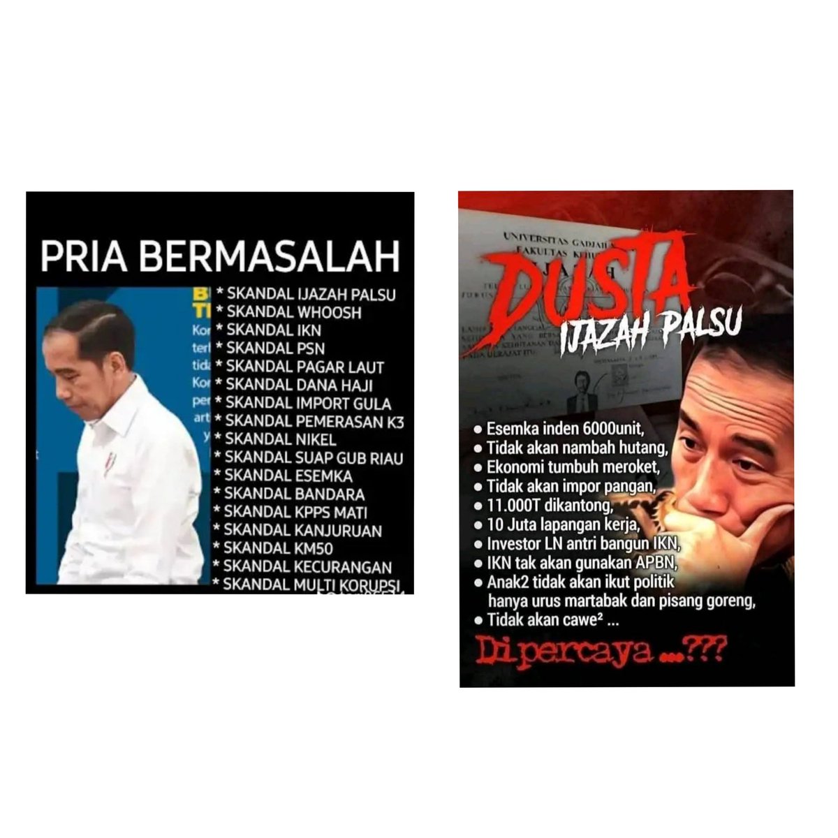_satrio_aji_'s tweet photo. YANG KONYOL TOLOL ITU YANG MEMUJA MENJILAT KE JOKOWI RAJA GORONG GORONG PEMBOHONG https://t.co/Xvx9sjIhvi