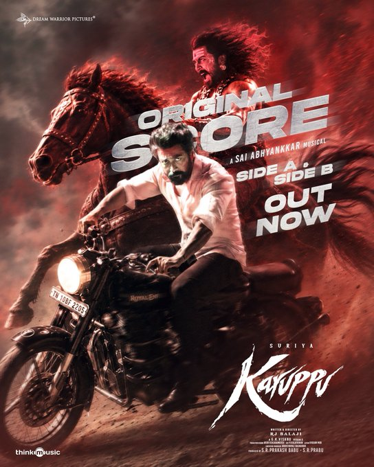 BidyaBora1's tweet photo. This isn't just background music, it's a warning that the storm is coming. 🌪️🔥
 #Karuppu Original Score is out now! 🎵⚔️

#Suriya #KaruppuMovie https://t.co/fhPdzaw14V