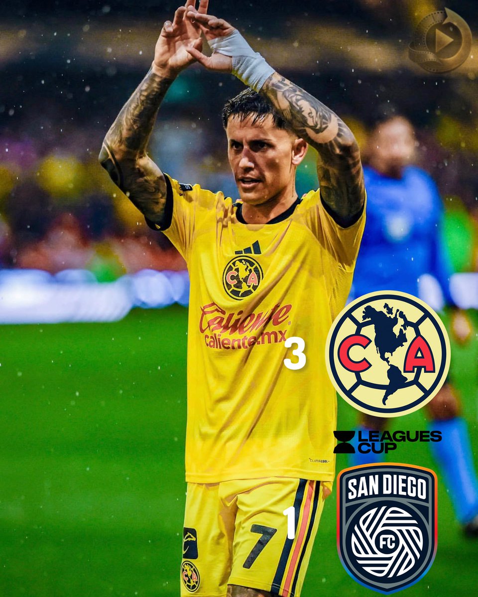 Cesarsobe1's tweet photo. GANÓ EL AMÉRICA

América vence 3-1 al San Diego en su debut de Almada con el América en la Leagues Cup 

#america #leaguescup https://t.co/gy3BqO4IQZ