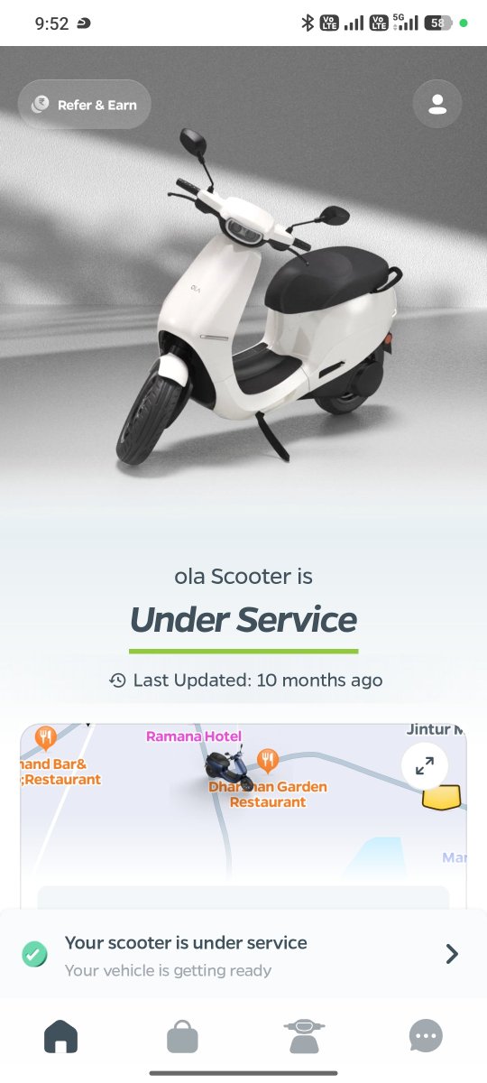rameshwarappa_s's tweet photo. @uditjaiswaal It's Been long 10 months my scooter ola S1 is at Ola Care Parbhani Maharashtra 431401 still waiting for repair from Ola Care Parbhani @bhash @OlaElectric https://t.co/WXPAuM44eV