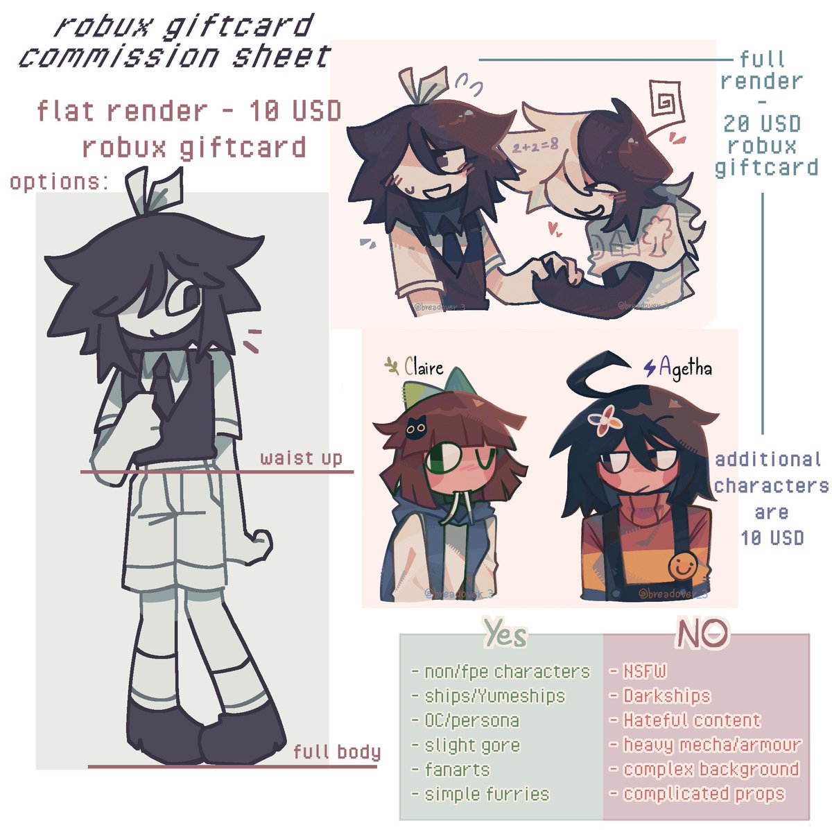 breadover_3's tweet photo. Opening comms cs I'm broke asf rn so DM me if interested:P (0/4) slots available https://t.co/OrVxPqGpnQ