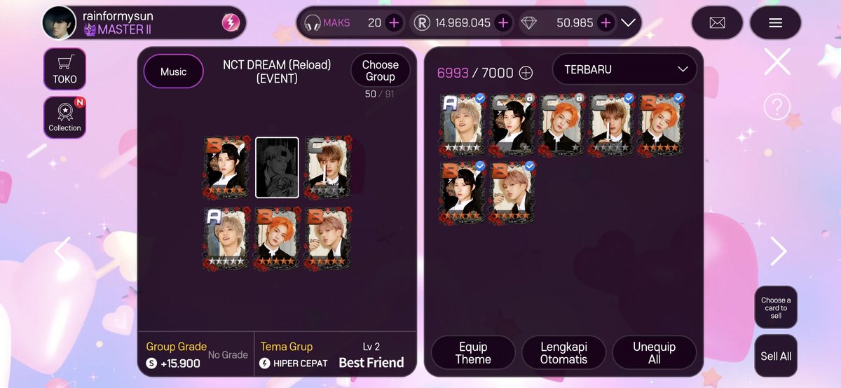 rainlopfullsun's tweet photo. Masih punya tabungan selector, tp ntar aja di penghujung event, siapa tau jeno pulang lewat ncp wkwkkwk https://t.co/7br0IDlTni
