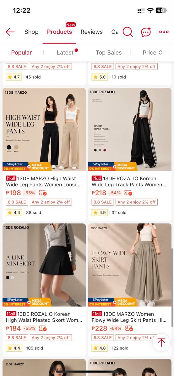 alluraxx's tweet photo. Girlies, may bago na naman akong budol. 😭🛍️
Random ko lang nakita ’tong shop sa 🍊 app, pero grabe… ang aesthetic ng mga pieces! 🤍
Ang daming basics, wide-leg pants, skirts, at unisex finds na mukhang ang mahal pero affordable pala. 😭✨
Perfect ngayong 8.8 bago maubos yung deals! 🫶