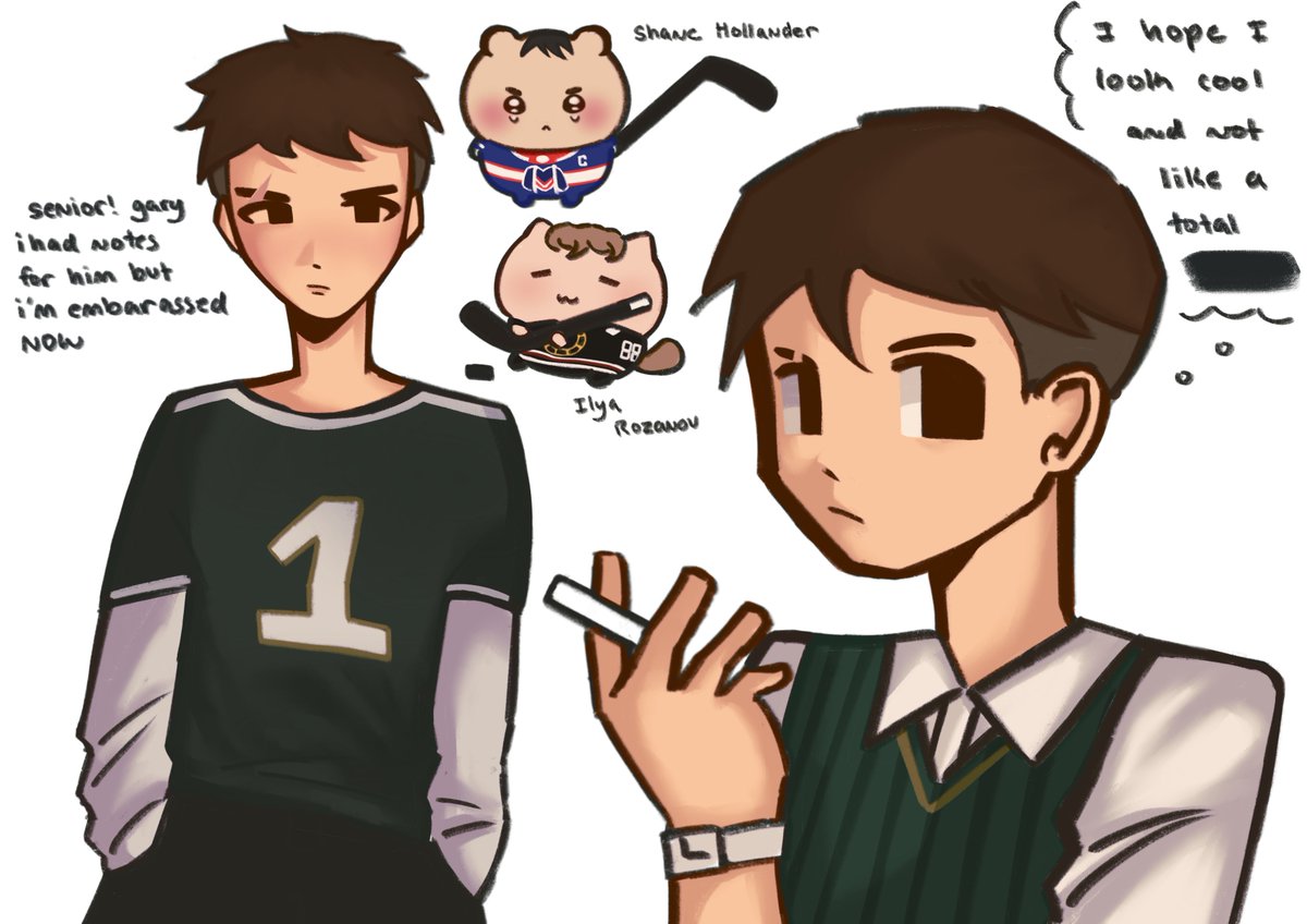 fujokiyo's tweet photo. hes like me if i was still a self sabotaging geek😂 hi guys #bully #garysmith #fanart https://t.co/x3IRE7TsYp