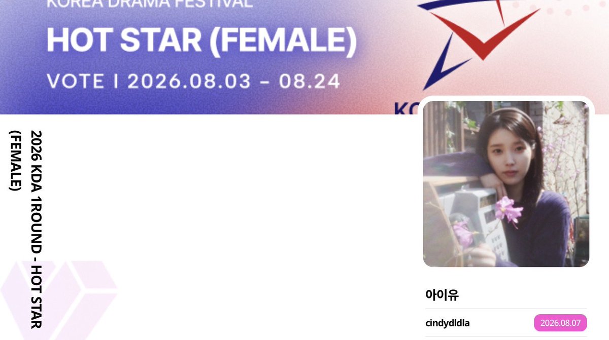 cindydpdla's tweet photo. 8/07 keep voting uaena !!
#UAENA_VOTE #AAAawards #imbcawards
#my1pick #idolchamp #celebchamp
#IU #아이유 https://t.co/Ju7fZ7N35G