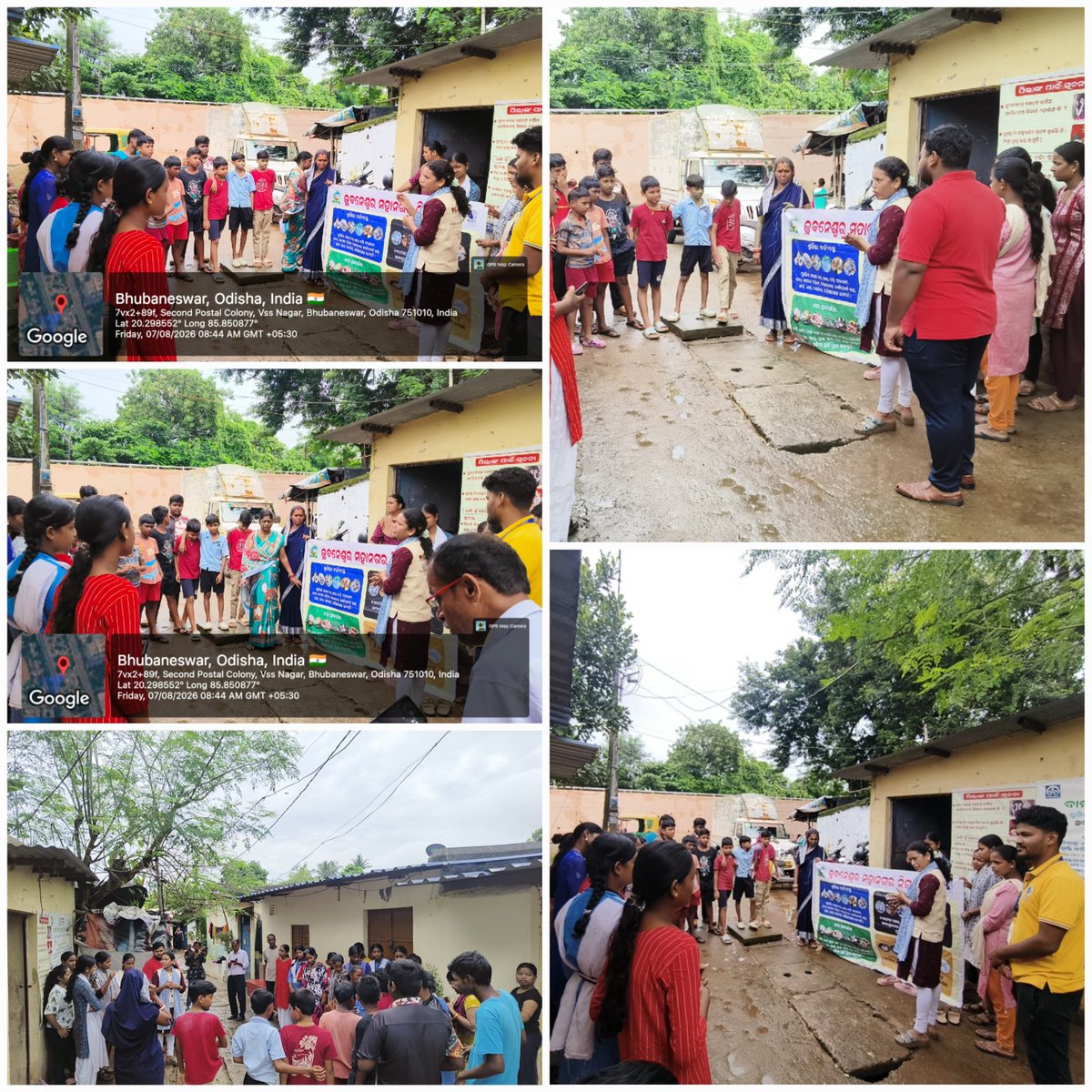 bmcbbsr's tweet photo. A Mass Awareness & Live Demonstration programme on source segregation was conducted in a basti area to educate residents on the proper segregation of Wet Waste, Dry Waste, Special Care Waste, and Sanitary Waste. The initiative encouraged households to adopt responsible waste segregation practices, helping build cleaner neighbourhoods and a healthier, more sustainable Bhubaneswar.
#SwachhBhubaneswar #Bhubaneswar #SwachhSurvekshan #BMCProud #TeamBMC