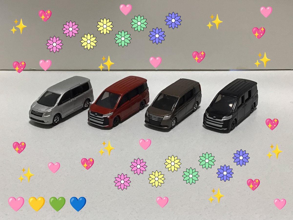 papaoaaa's tweet photo. @Masamune_car ノア達4台 今日は花の日🌼
大好き💖
🌹🌸🌼🌹🌸🌼🌹🌸🌼🌹🌸🌼
✨🩷✨💛✨💚✨💙
✨🩷💛💚💙✨
#花の日🌼 #フラワー🌼 #ローズ🌹 #オーロラローズ🌹 #ファンタジアプリンセス
#ミニカー #トミカ
#ミニバン #トヨタノア #TOYOTAノア #ノア #MINIVAN #TOYOTANOAH #NOAH https://t.co/lGGfxsXXHT