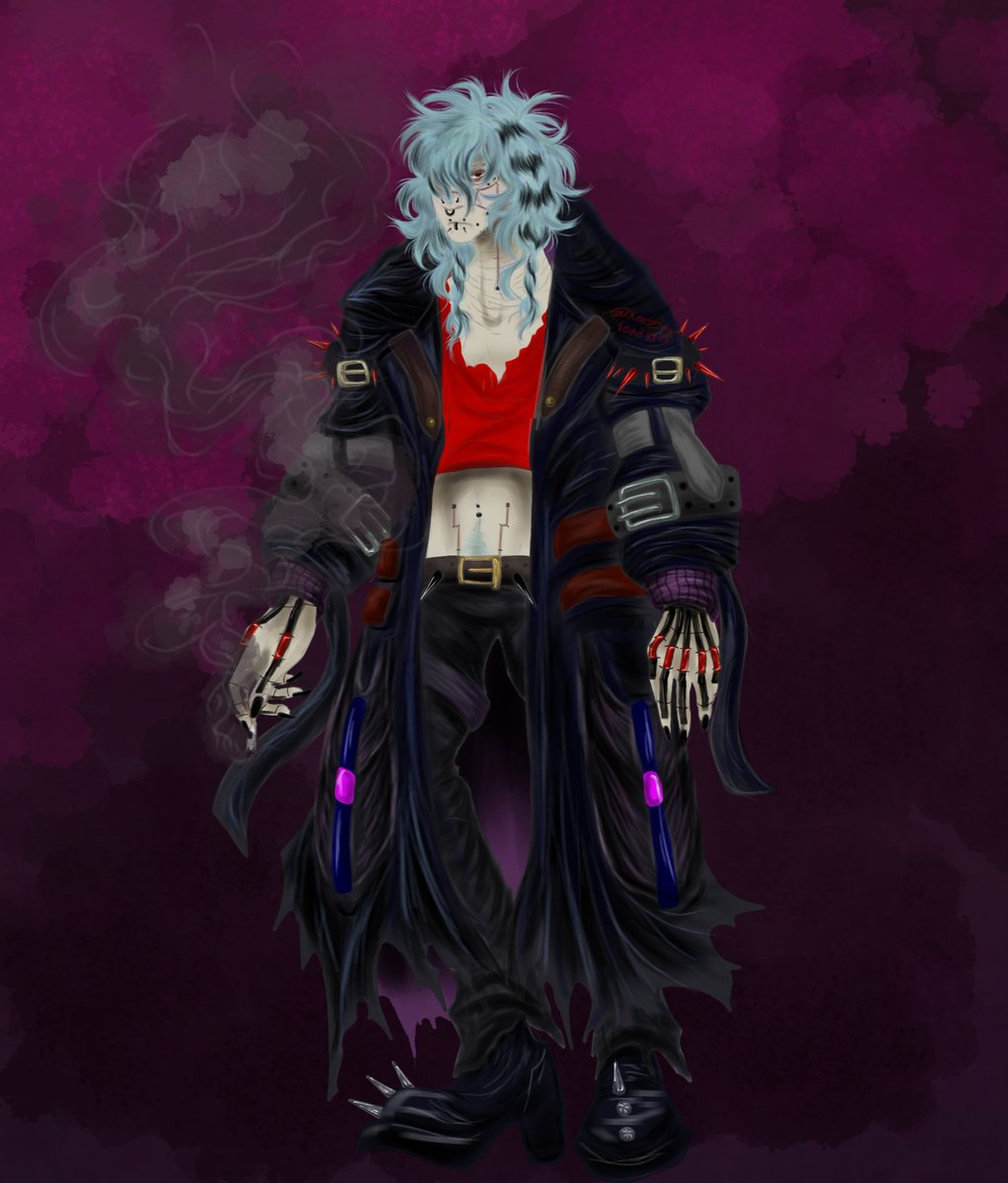 ozzingdeaddead's tweet photo. My cyberpunk Tomu, played the game finally after wanting to for YEARRRSSS, absolutely hate the mhur skin 😭 not a fan of how this came out other than the face and hair 🥀

#MyHeroAcademia #tomurashigaraki #mha #tomutwt https://t.co/4zRlPHTAB6