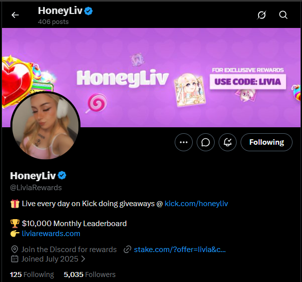 L1GHTXXIX's tweet photo. @LiviaRewards CONGRATS ON Y0UR 5K FOLLOWERS @LiviaRewards we should celebrate this!!🎉🎉🎉🍾 https://t.co/xohNbpRmUL