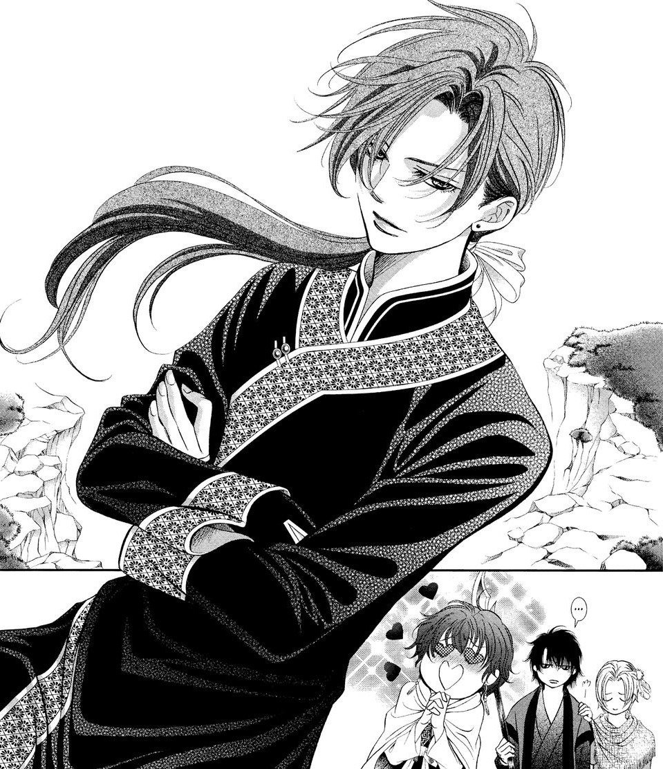 Furubafani's tweet photo. Akatsuki no Yona characters drawn by Yoshiki Nakamura (Skip Beat!) https://t.co/8aYfMIfpZj