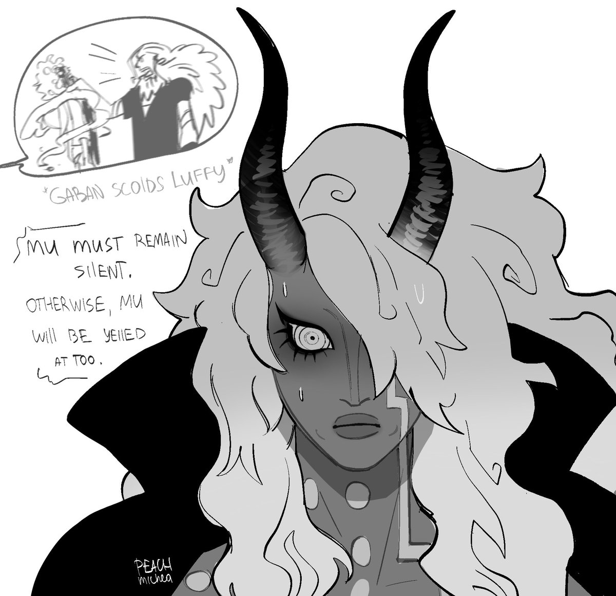 peachmichea's tweet photo. #ONEPIECE1190 

the real reason why Imu was waiting https://t.co/ZeIP388lJc
