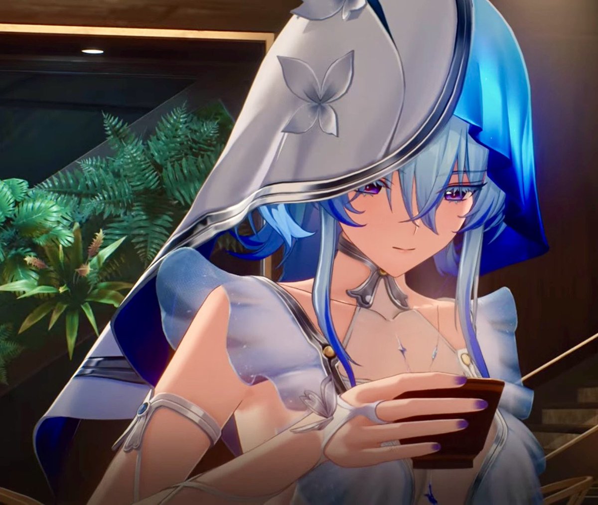 euphonicrysalis's tweet photo. Shorekeeper and her tea https://t.co/ZnlcTJiHGA