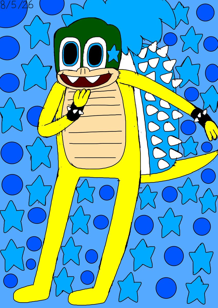 Brittan93006455's tweet photo. #LarryKoopa #Larry #LarryDay #HappyLarryDay #LarryDay2026 #Mario #MarioFanart #SuperMarioBros #August #AugustFanart #KoopaWeek #KoopaWeekFanart #Brittany8895 #Koopalings #Nintendo #NintendoFanart #Medibang #MedibangPaint #MedibangPaintPro #MedibangPro #MedibangArt https://t.co/2ebUVavRPF