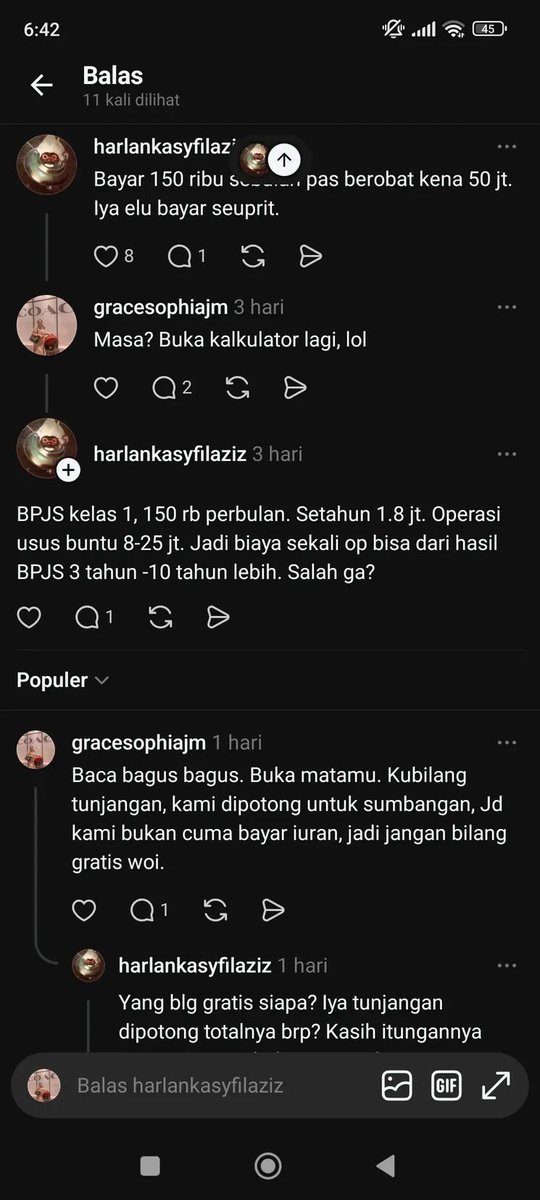 vebr34231's tweet photo. Memang beginilah mindset nakes, setelah liat profil dia spesialis bedah. Isi otaknya kalkulator hitung2an pasien BPJS bayar seuprit. Gatau malu padahal isi perutnya dan isi perut keluarga nya dikasi makan pakai gaji dr pasien BPJS. Kok muak bener liatnya.. Ini lah yg ngaku2 si paling garda terdepan wkwkwkwkwwkwk

cc graceshopiajm