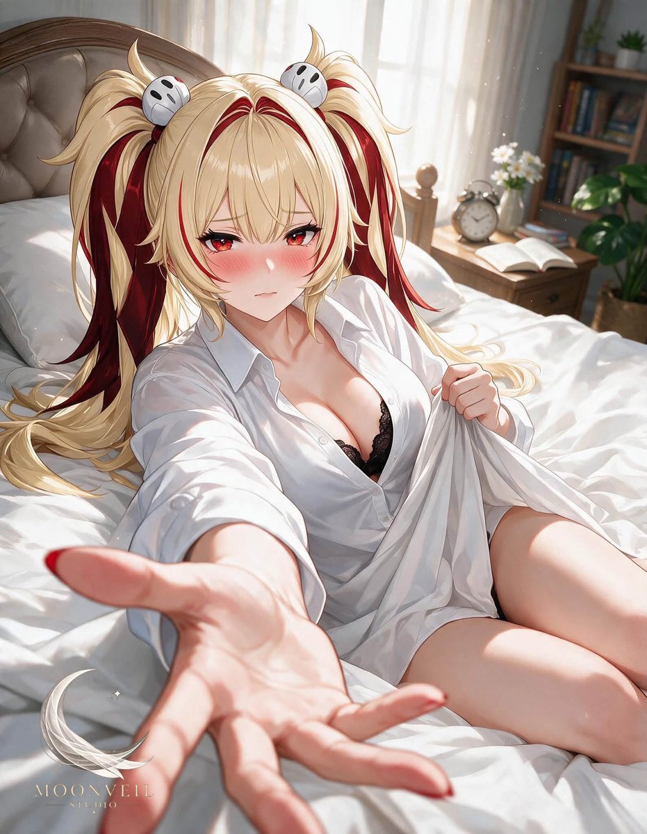 _MoonveilStudio's tweet photo. You're reading again?

Move over.

...Just a little.

If we're both going to stay up, we might as well make the most of the evening.

Just don't expect me to admit I like this.

#ZenlessZoneZero #ZZZ #Claret #Anime #Fanart #illustration https://t.co/ZeOxuaDG7c