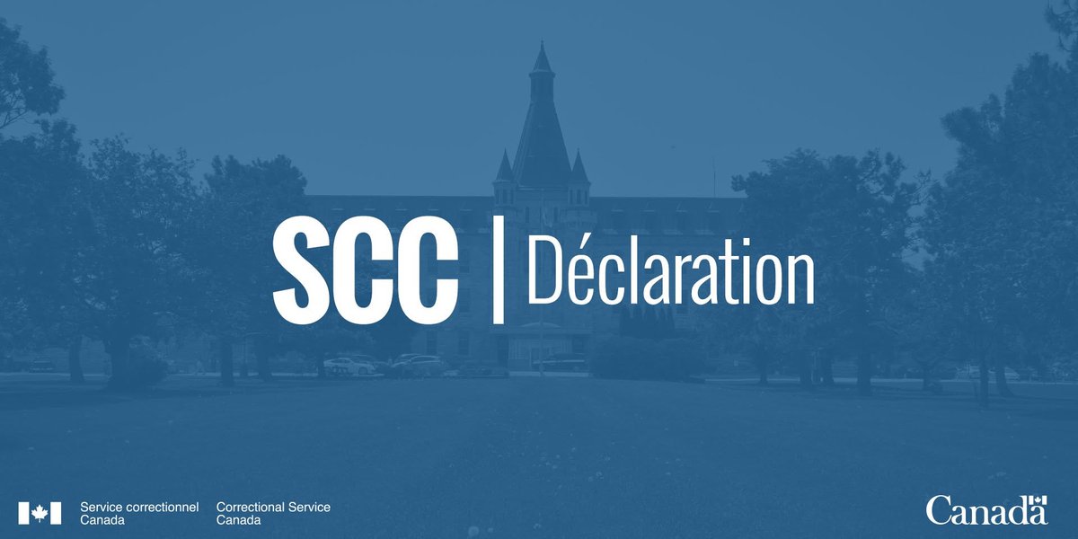 SCC_CSC_fr's tweet photo. SCC est profondément attristé par le décès tragique de deux agents et d’une délinquante dans un accident survenu lors d’un transfèrement à partir de l’Établissement d’Edmonton pour femmes. (1/4) https://t.co/Wilt7YnKWh