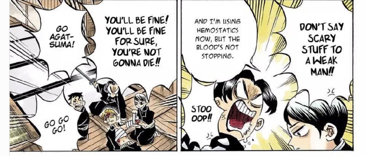 tanzencan0n's tweet photo. It’s funny how all the women despise Zenitsu, but in reality he seems pretty popular among the male Demon Slayers
Hmmm…. https://t.co/xbEDzzaOy5